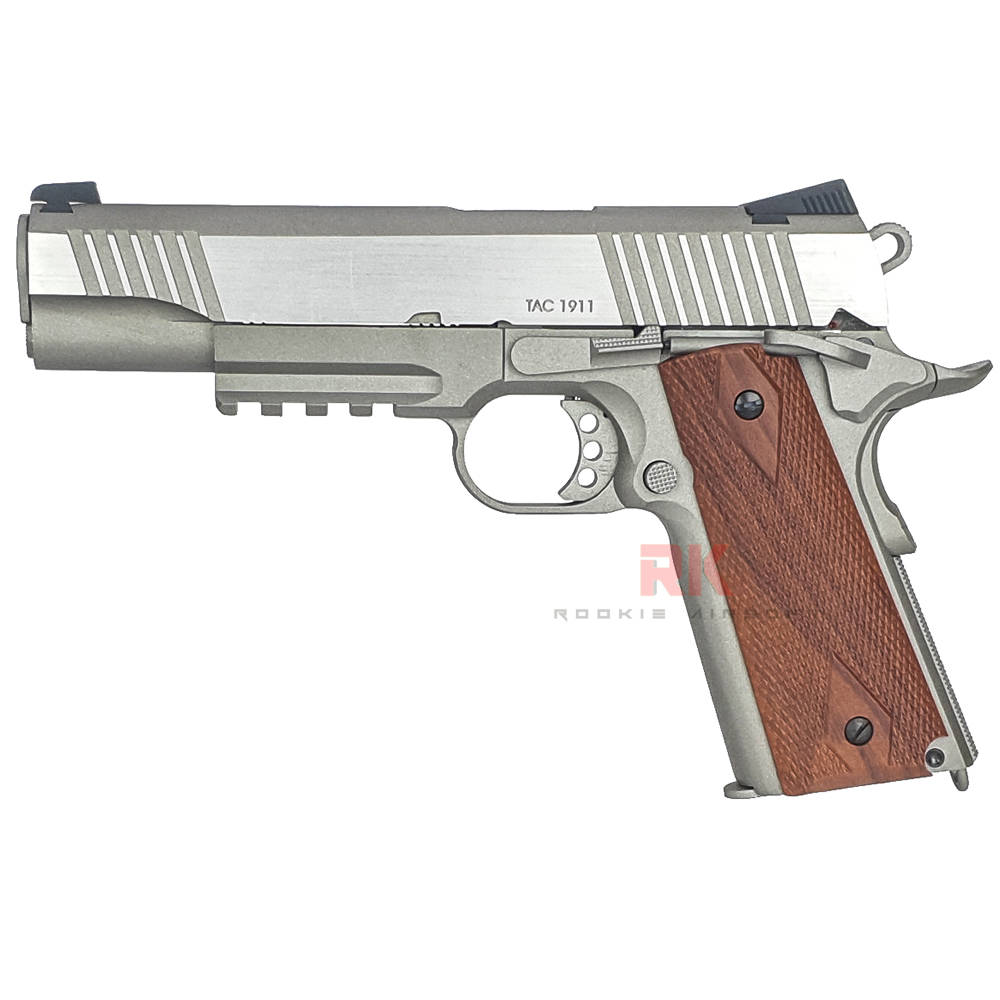 KWC M1911 Tactical Co2 GBB - Silver