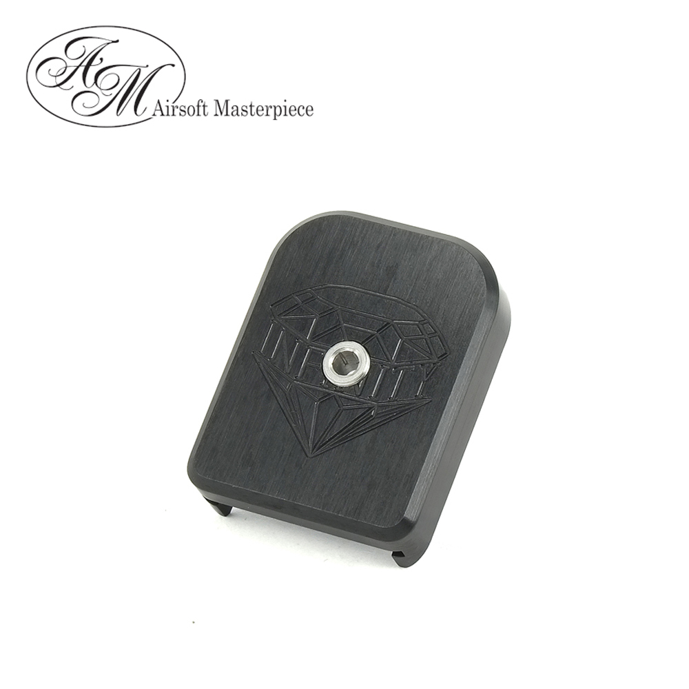 Airsoft Masterpiece SV Infinity Diamond Magazine Base For Marui Hi-Capa - Black