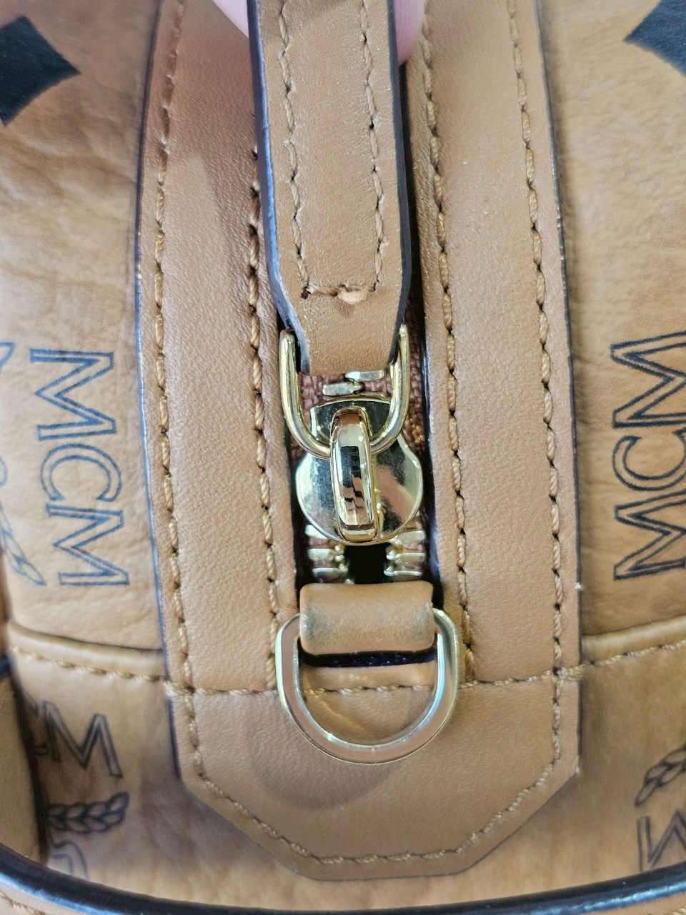 MCM Geo Laurel Wash Bag