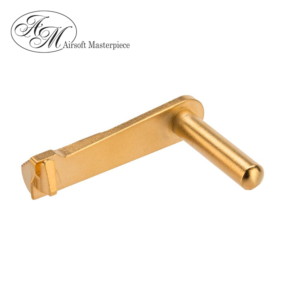 Airsoft Masterpiece CNC Steel Slide Stop - Type 1 (Gold)