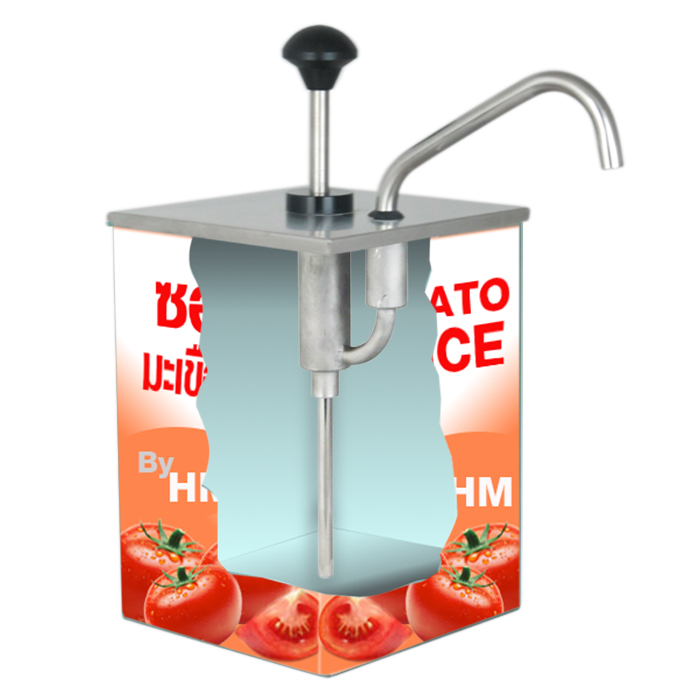 Stainless steel pump in stand Rectangle shape 1616-024
