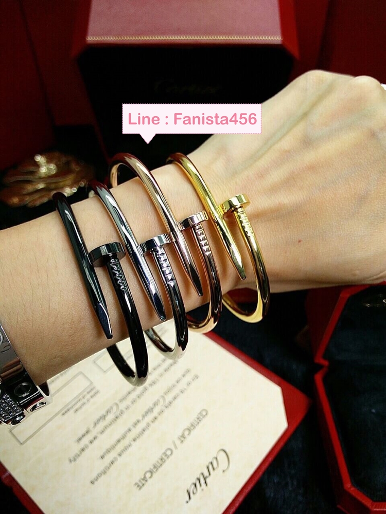 กำไล ตะปู Cartier ไม่มีเพชร รุ่น Juste un clou bracelet