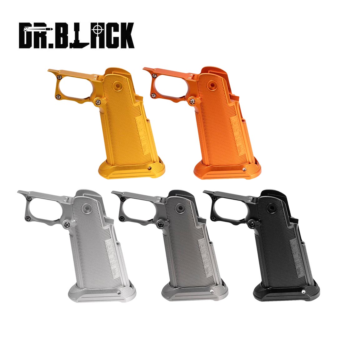 Dr.Black Type B Aluminum Grip For Tokyo Marui Hi-Capa