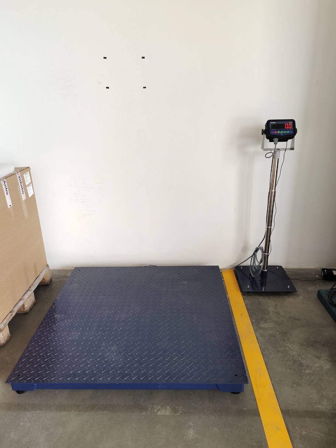 Galaxy GT07 เครื่องชั่งวางพื้น ขนาด 1x1 เมตร พิกัด 1000-5000Kg เครื่องชั่งดิจิตอลตั้งพื้น