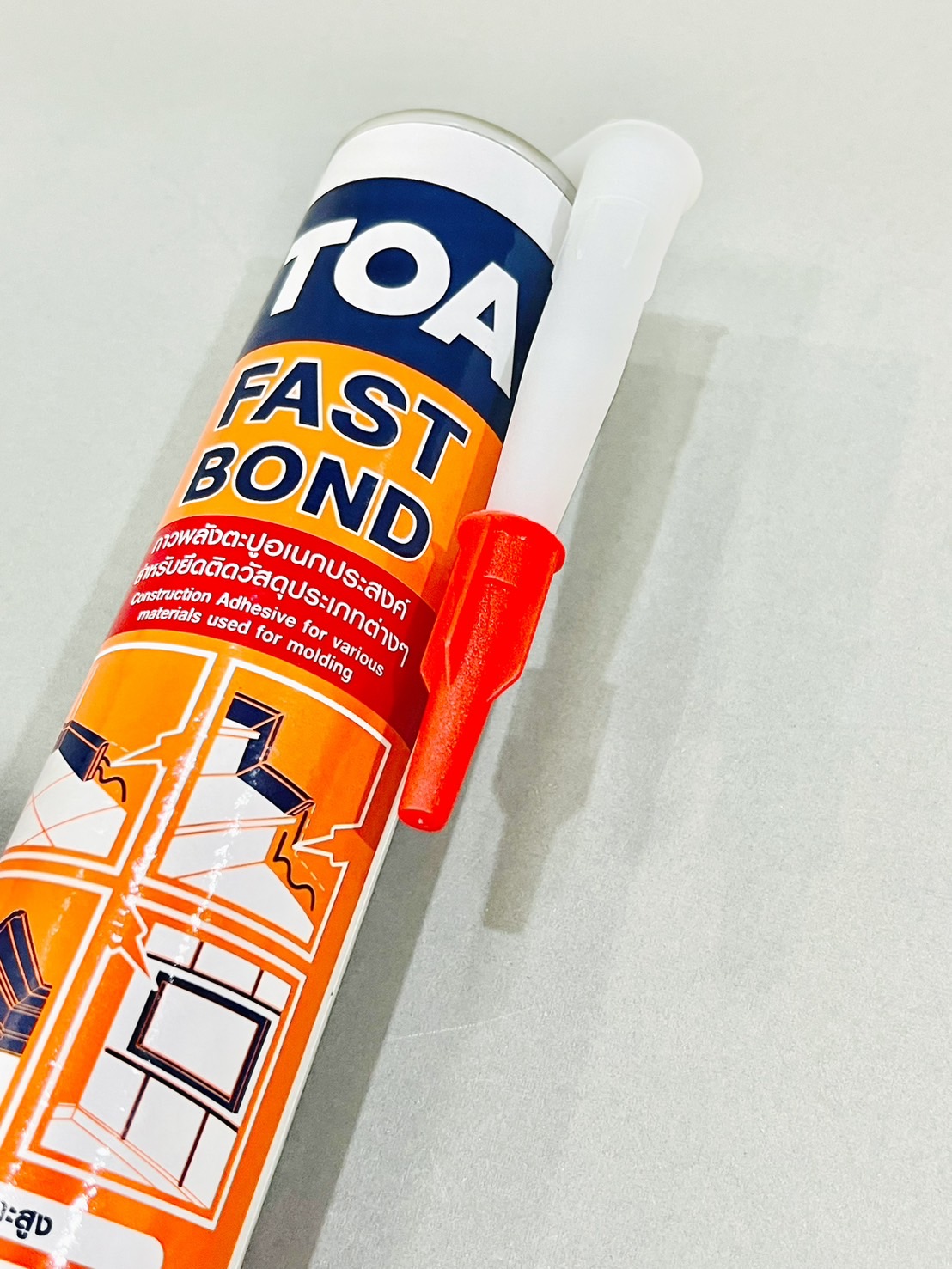 กาวตะปู TOA Fastbond (สีน้ำตาล) 300ml.