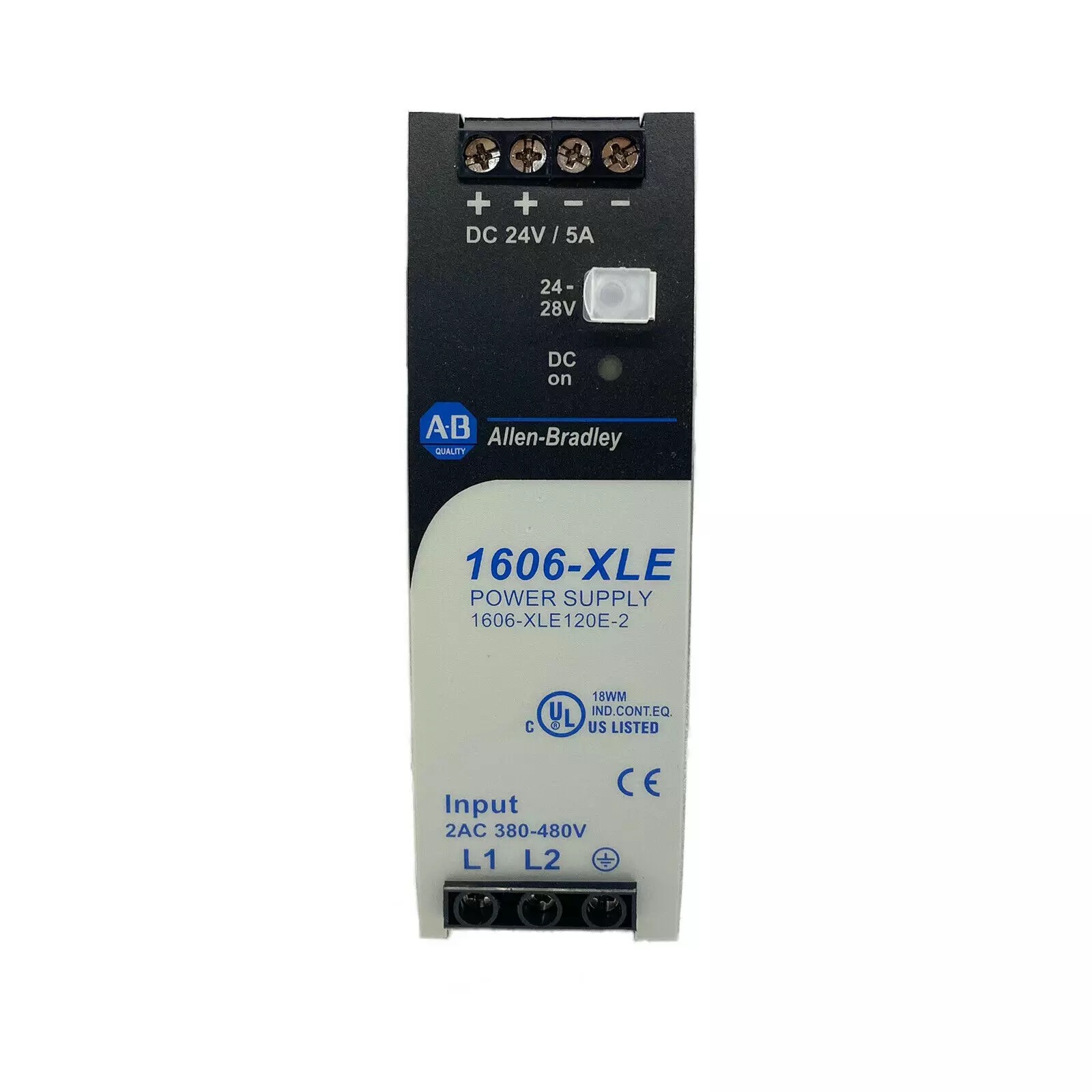 Allen-Bradley 1606-XLE120E Essential Power Supply 24-28V DC 5A 120W, 120/230V AC