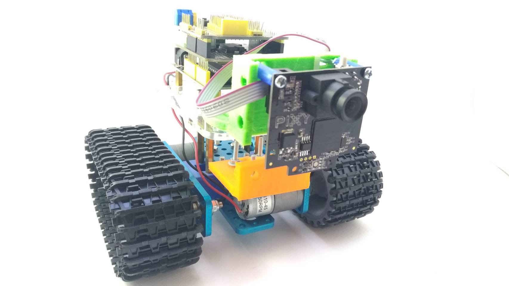 ROBOT PIXY CAMERA (หุ่นยนต์ทำงานตามกล้องสี ) Ex