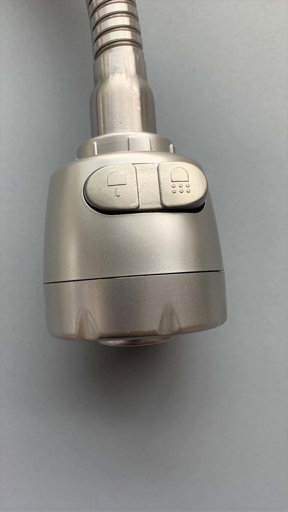 ก๊อกอัดแผง R18SS สแตนเลส ยืนสายอ่อน ก้านปัด