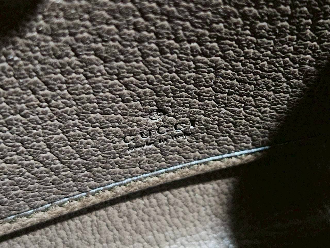 Gucci 575722 Ophidia Shoulder Bag Supreme Beige Brown