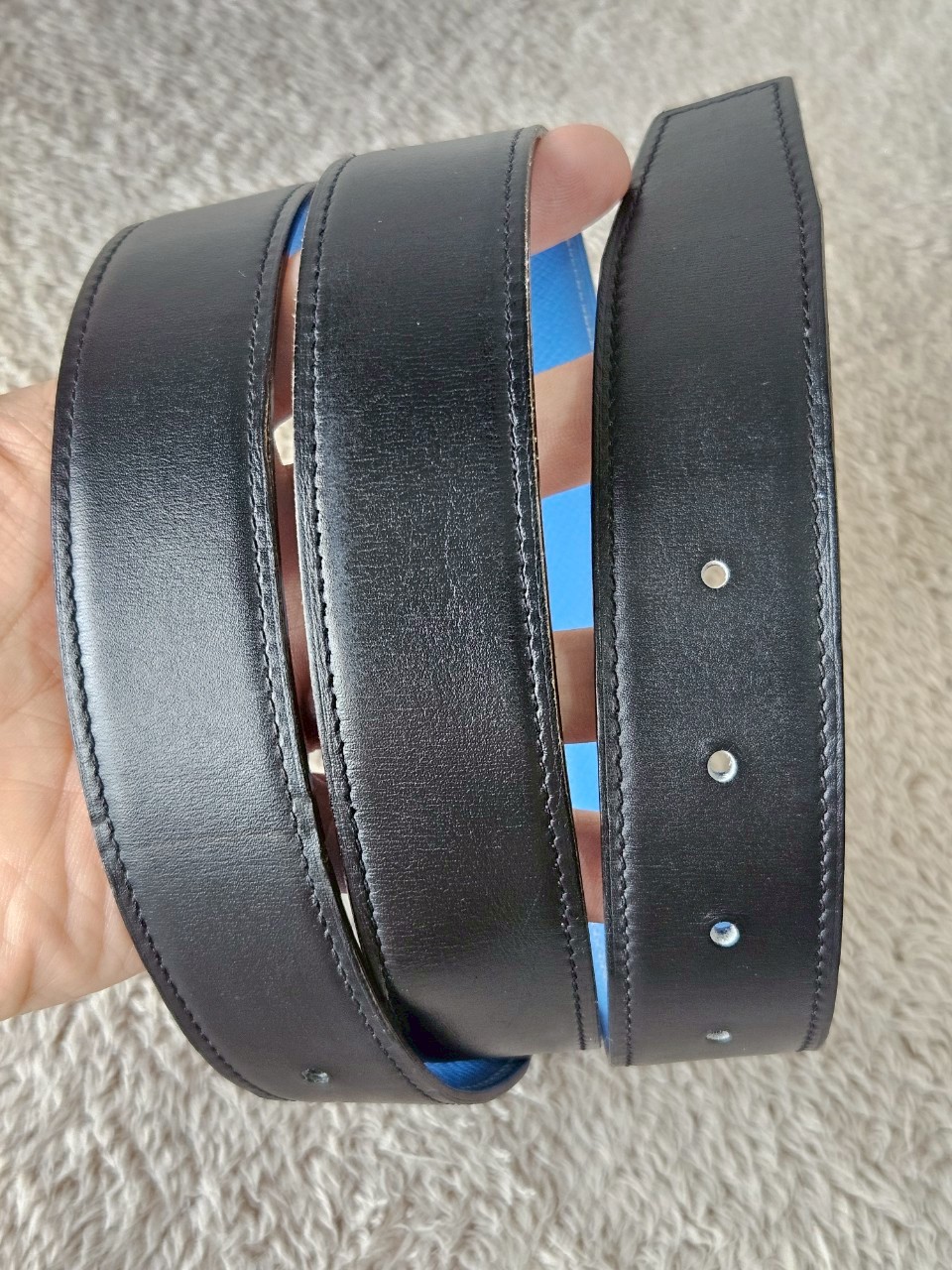 Hermes Belt หัวเงิน