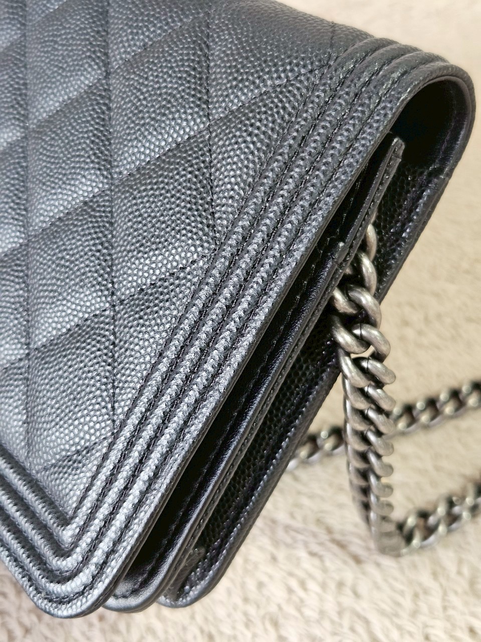 Chanel WOC Boy Cavair