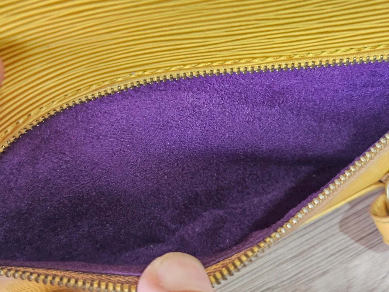 LV Yellow Epi Mabillon Backpack