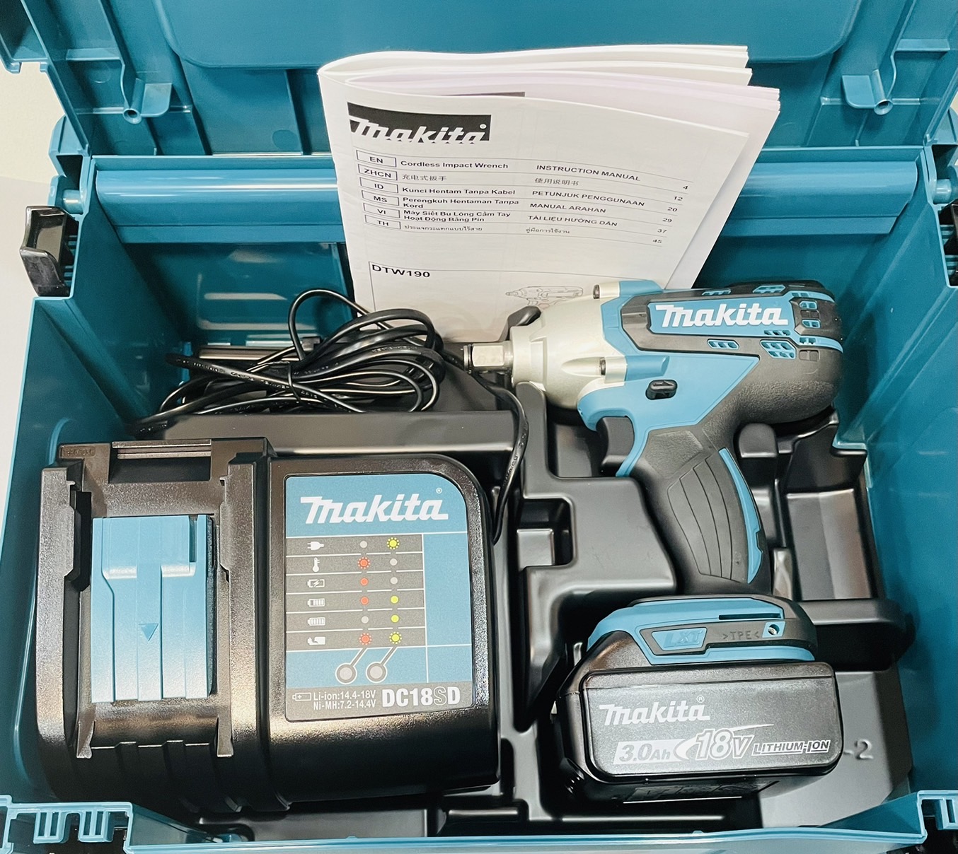 บล็อกไร้สาย 1/2" DTW190SF1J MAKITA