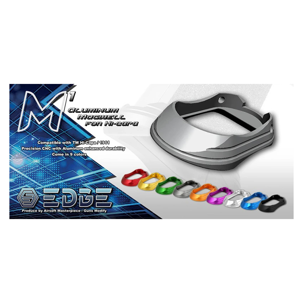 EDGE "M1" Aluminum Magwell for Hi-CAPA (Titanium Grey)