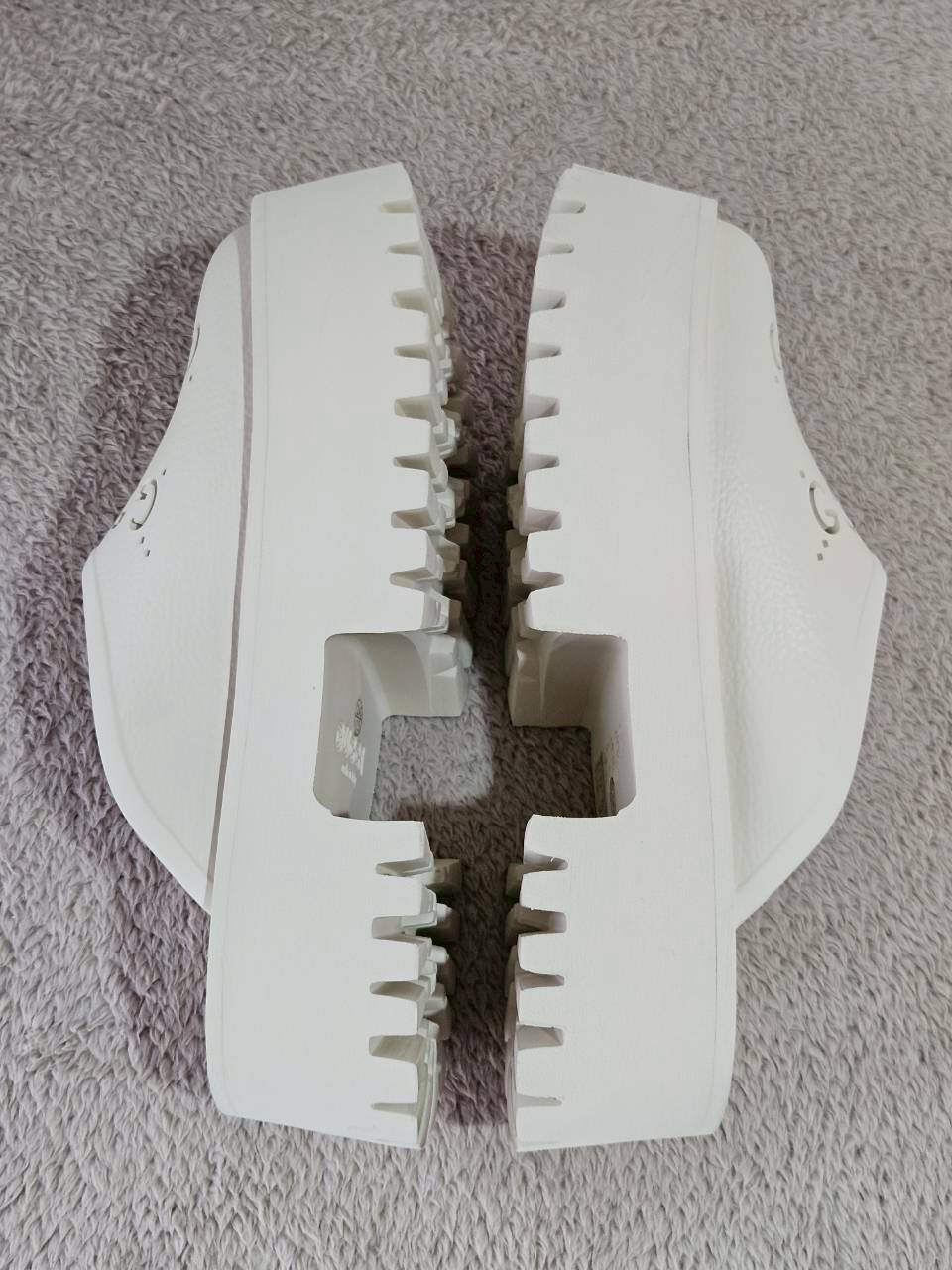 Gucci Platform Perforated G Sandal White