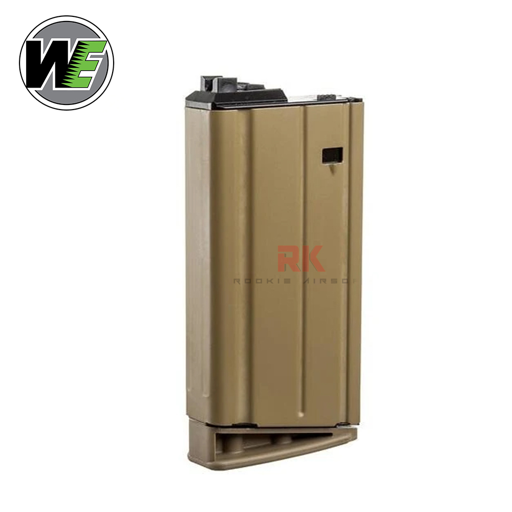 WE 30rds Gas Magazine for SCAR-H GBB (Tan)