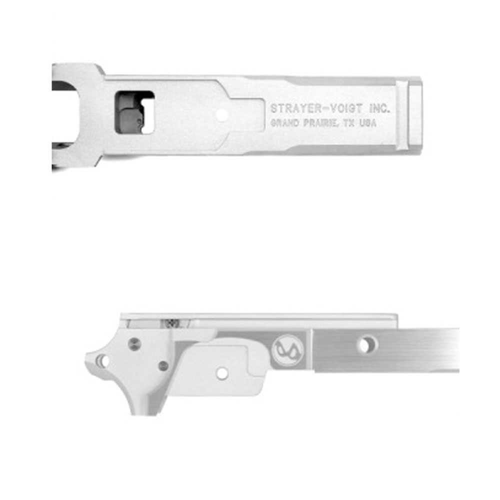 Airsoft Masterpiece Aluminum Advance Frame with Tactical Rail - Infinity (Silver)