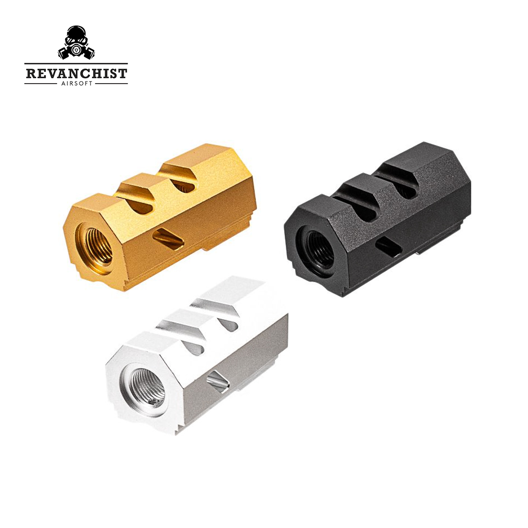 Revanchist 14mm CCW Dr.Black Style Compensator for Hi-CAPA
