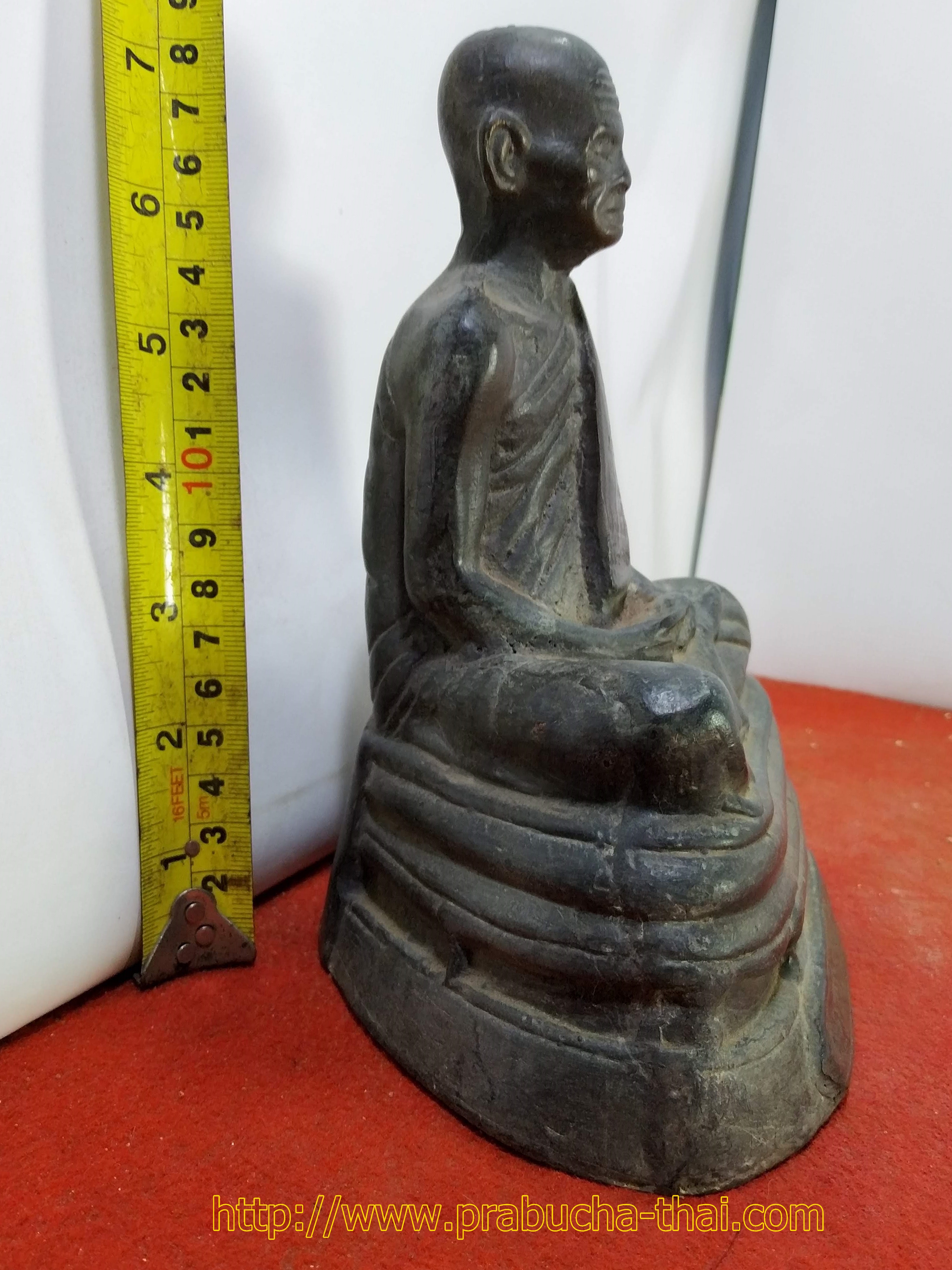 หลวงพ่อพรหม ถาวโร วัดช่องแค อ.ตาคลี จ.นครสวรรค์ หน้าตัก 5 นิ้ว (หล่อโบราณ)