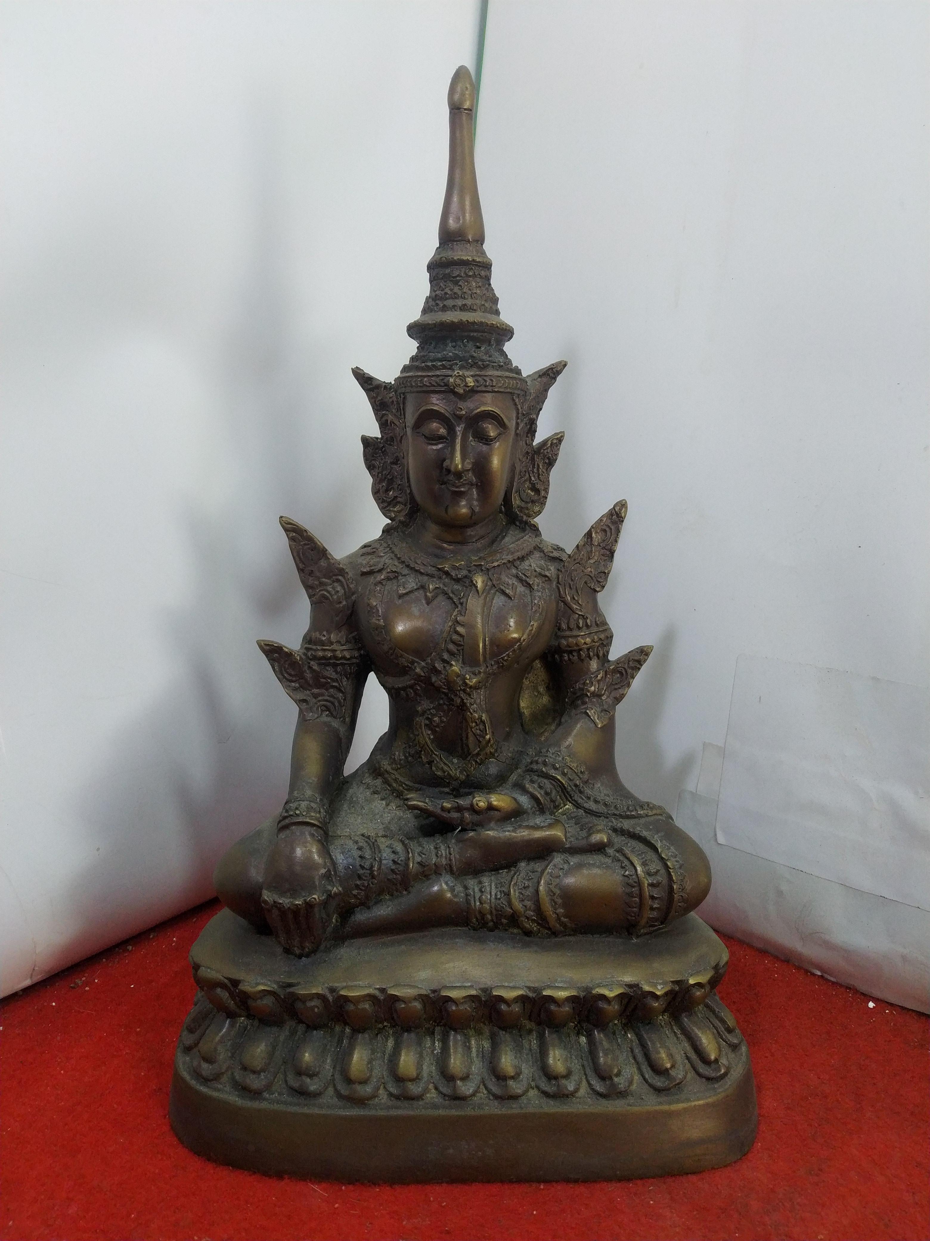 พระจักรพรรดิชัยมงคลรุ่น มหามงคลเศรษฐี หน้าตัก 5 นิ้ว เนื้อทองเหลืองสำริด