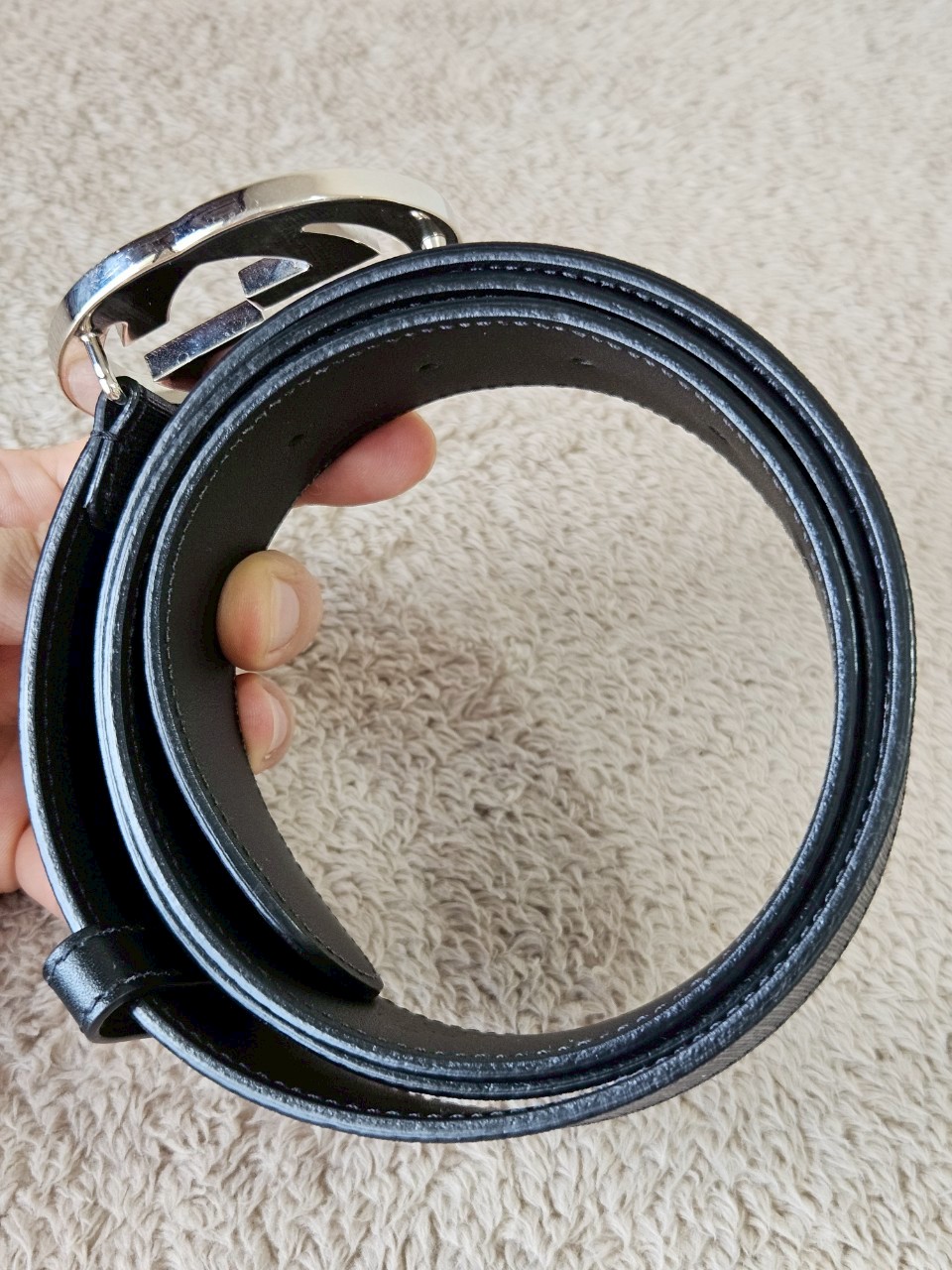 Gucci GG Supreme Belt with G Buckle