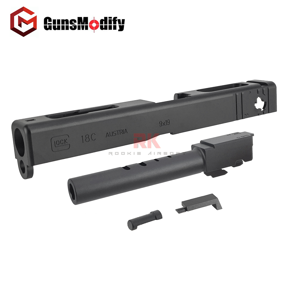 GunsModify G18C CNC Slide and Barrel Set for Marui G18C