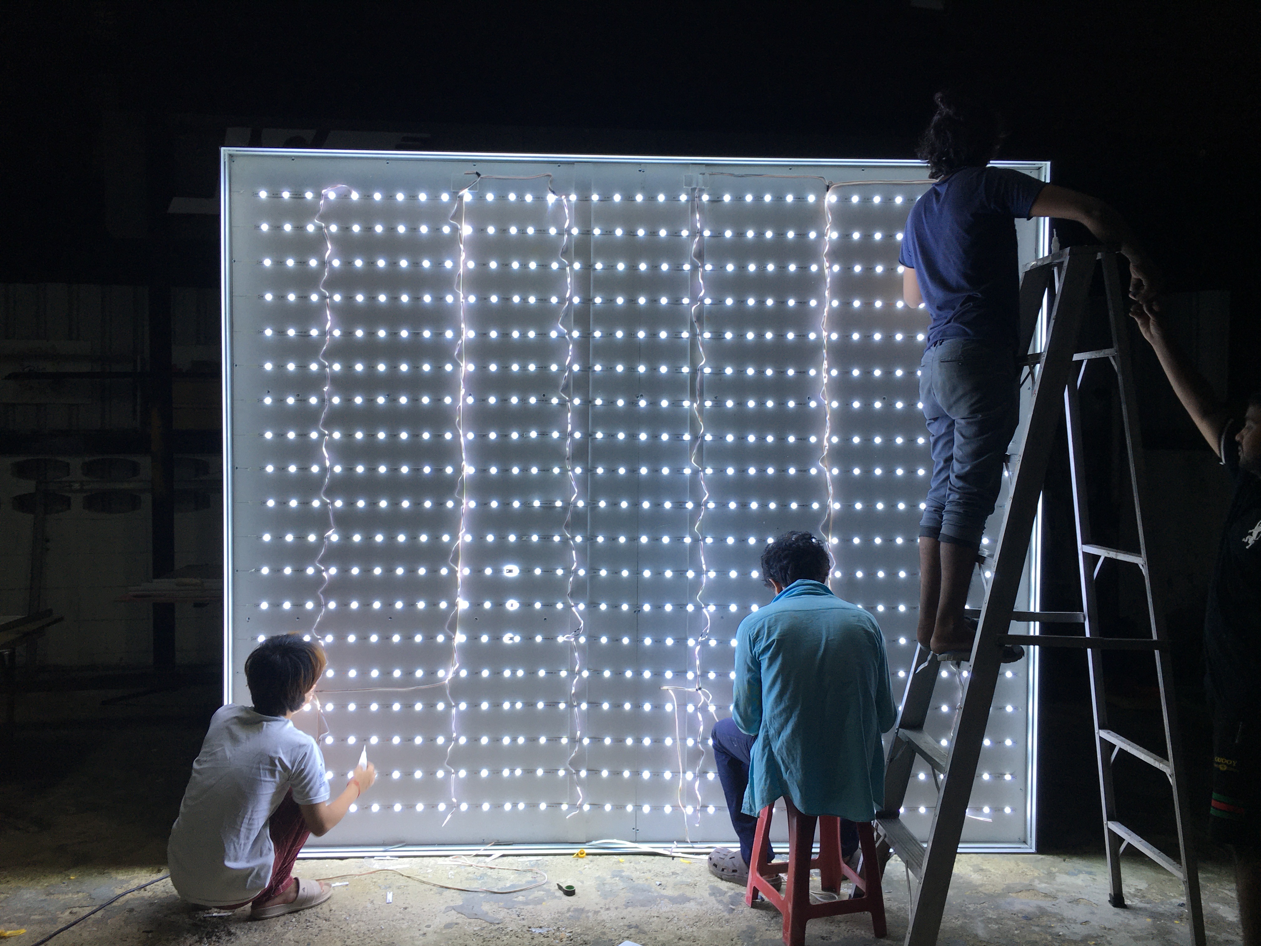 กล่องไฟสำหรับยึดผ้า3P Fabric Lightbox UV ป้ายไฟบาง Slim Light Box 6cm.