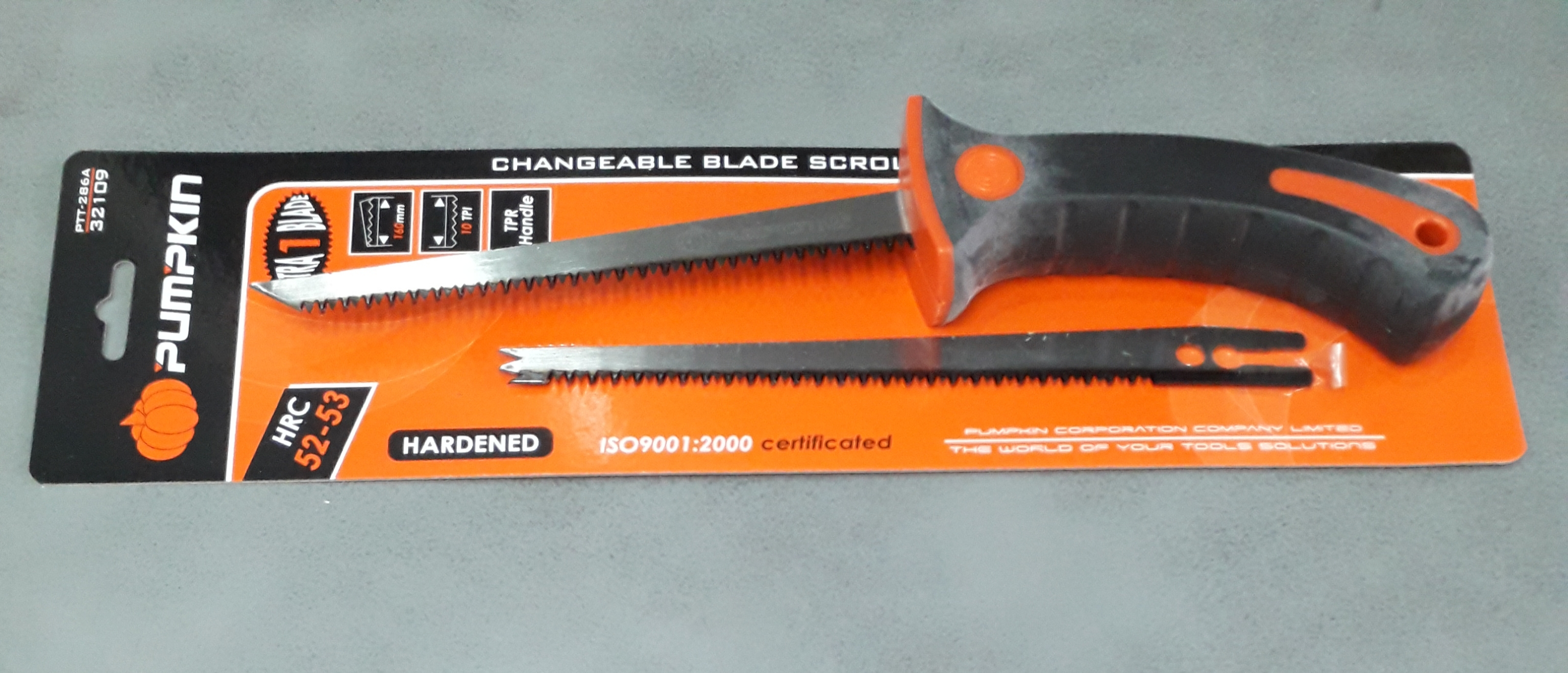 เลื่อยฉลุฝ้า รุ่น 2 ใบ (ใบเลื่อยปลายแหลมและหยัก)