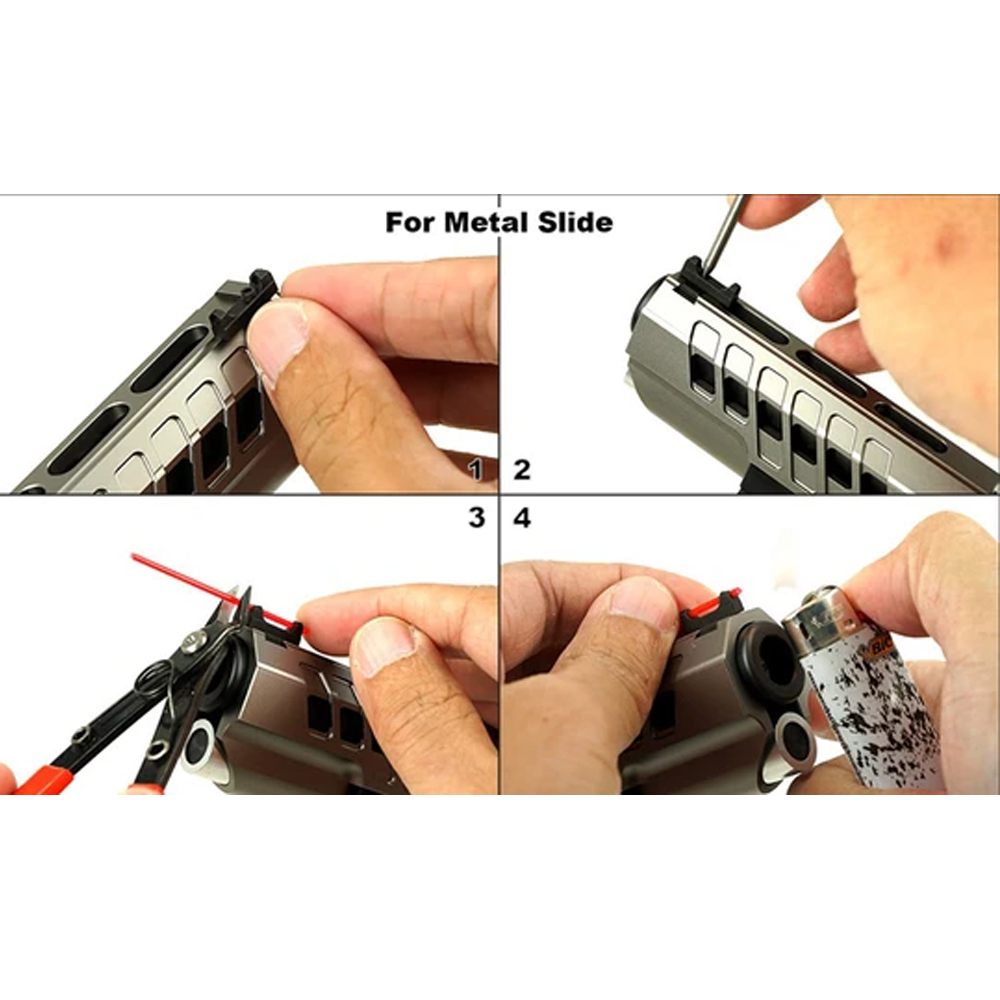 EDGE "BULLSEYE" Advance Steel Front Sight for Hi-CAPA (Competition 1.5mm)
