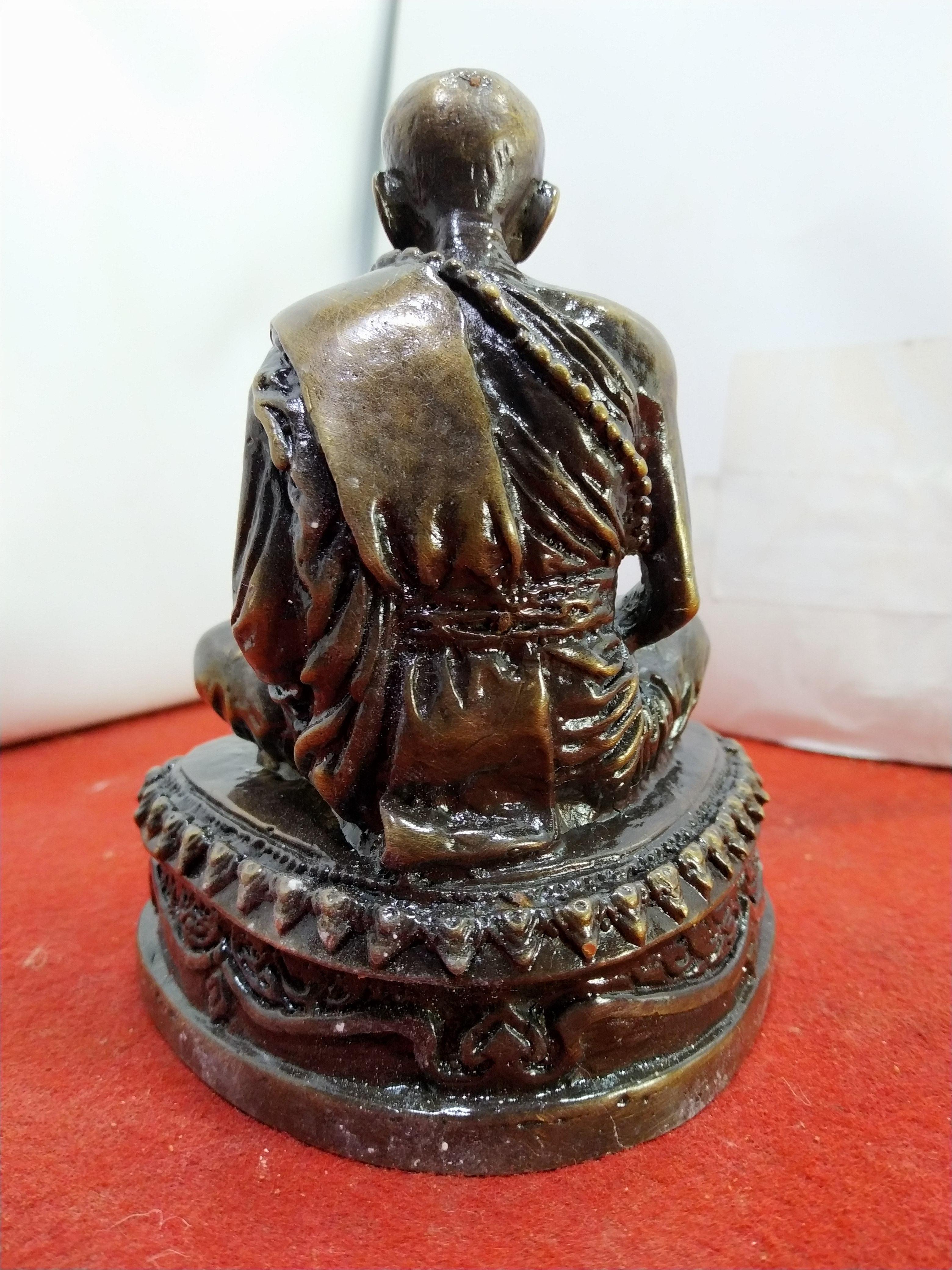 หลวงปู่หมุน ฐิตสีโล รุ่น "เศรษฐีศรีสะเกษ" ปี 2563 วัดบ้านจาน สูง5นิ้ว
