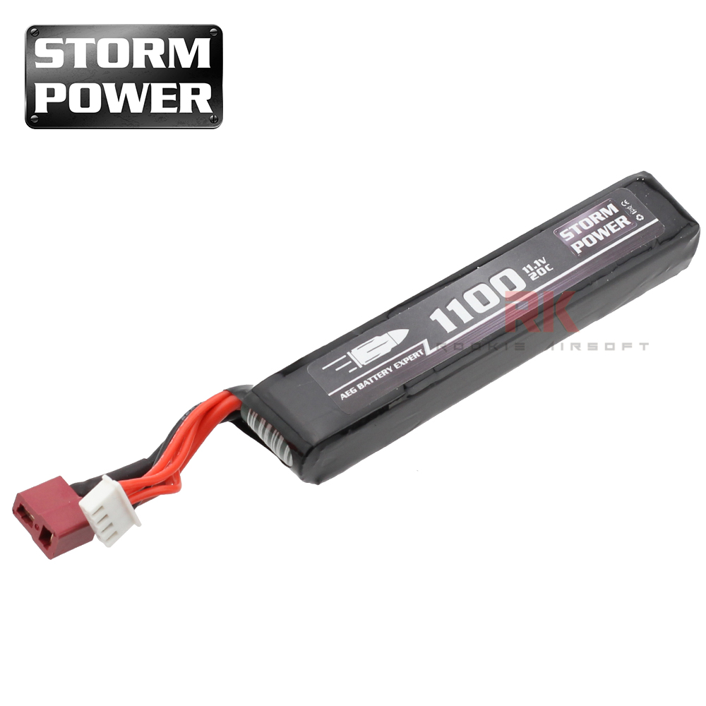 Storm Power 11.1V 1100mAh 20C (Deans)