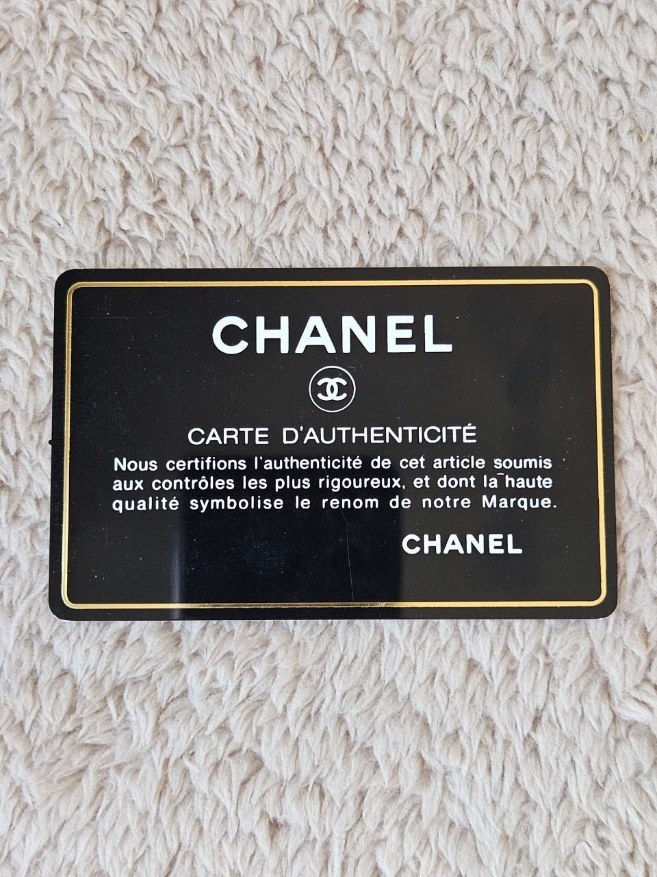 Chanel O Case Black Cavier GHW