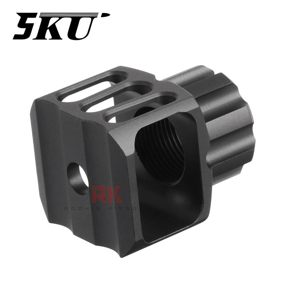 5KU JMac LAF-24 Muzzle Brake +24mm CW (5KU-303-BK)
