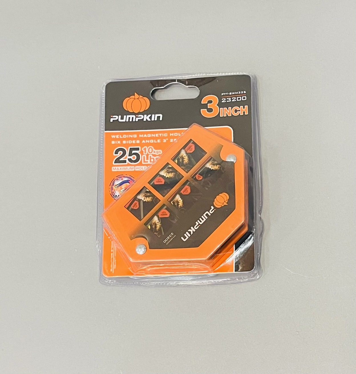 แม่เหล็กจับฉาก หกเหลี่ยม 3" Sumo / พัมคิน
