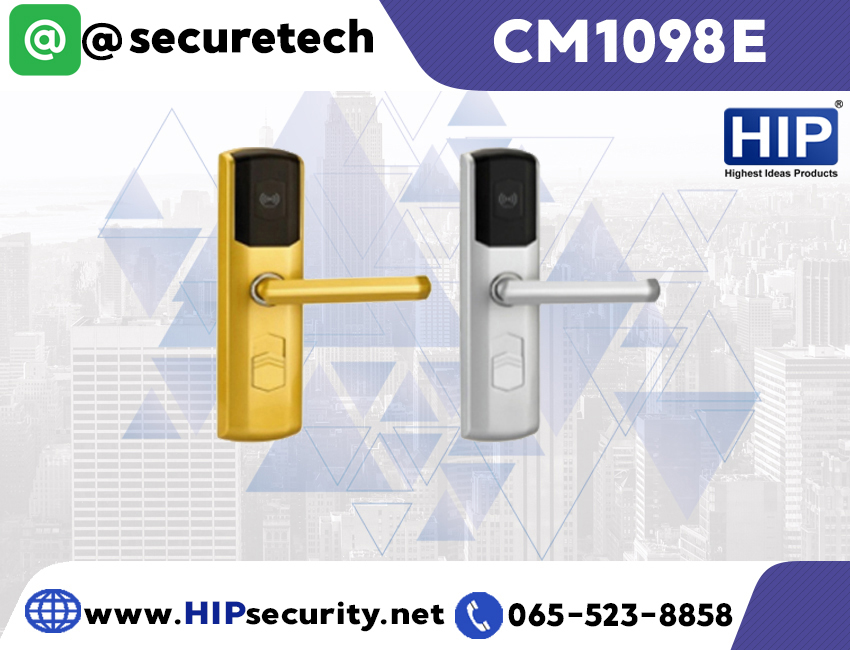 ประตูล็อคโรงแรม HIP Intelligent lock รุ่น CM1098E