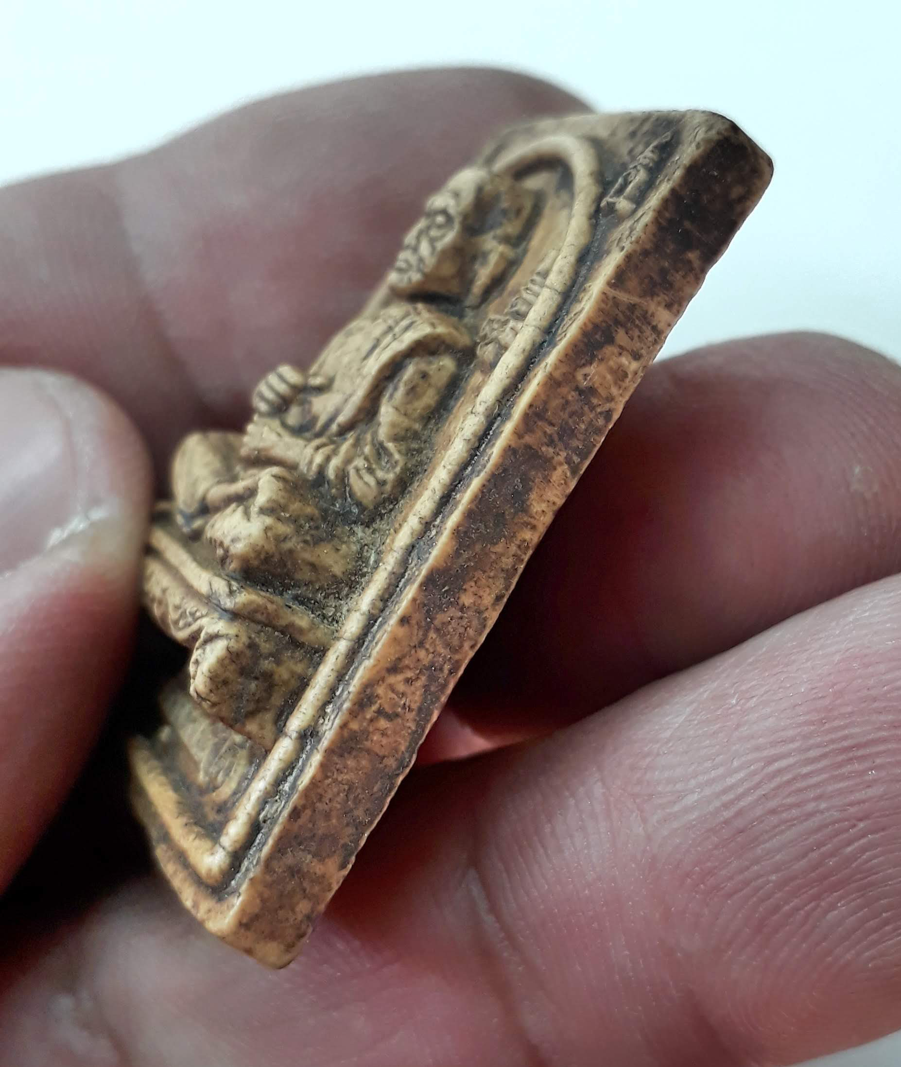 พระผงพุทธคุณ พระสมเด็จ ด้านหลัง สมเด็จโต