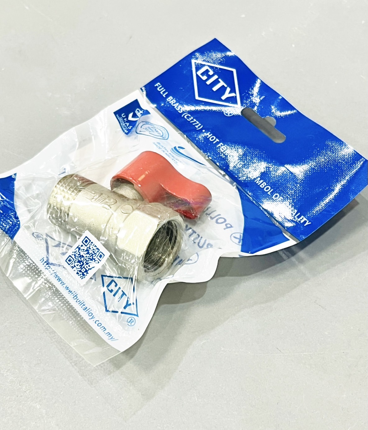 มินิบอลวาล์ว 1/2" ผม รุ่นประหยัด