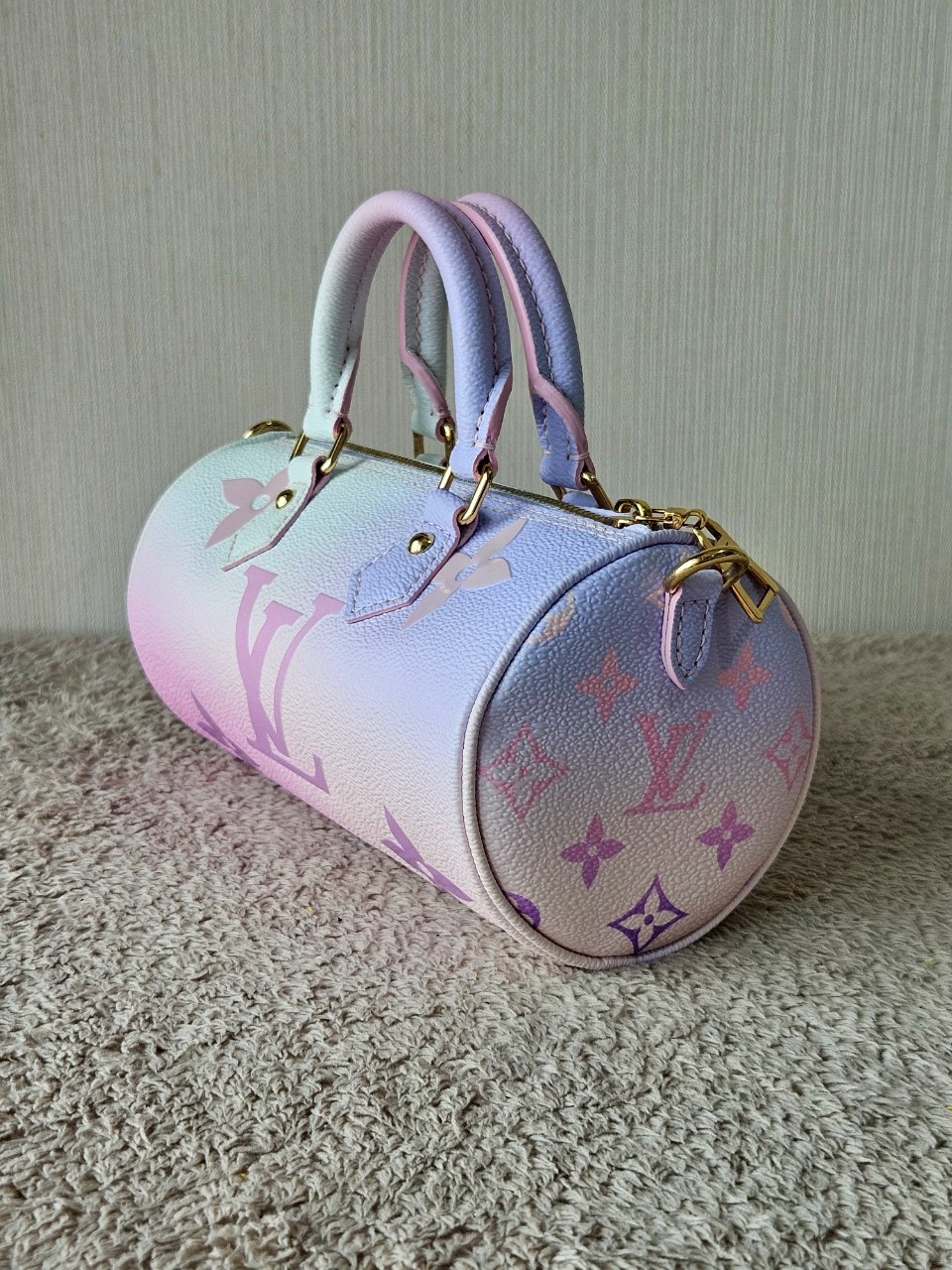 LV Papillon Pastel Sunrise Monogram Microchip