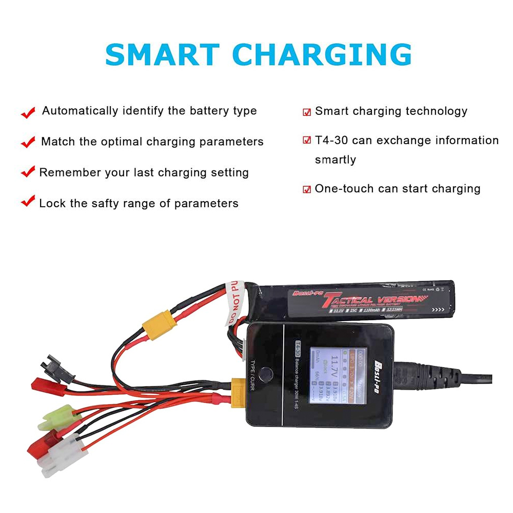 BosLi-Po T4-30 1s-4s LiPo / LiHv Smart Balance Charger