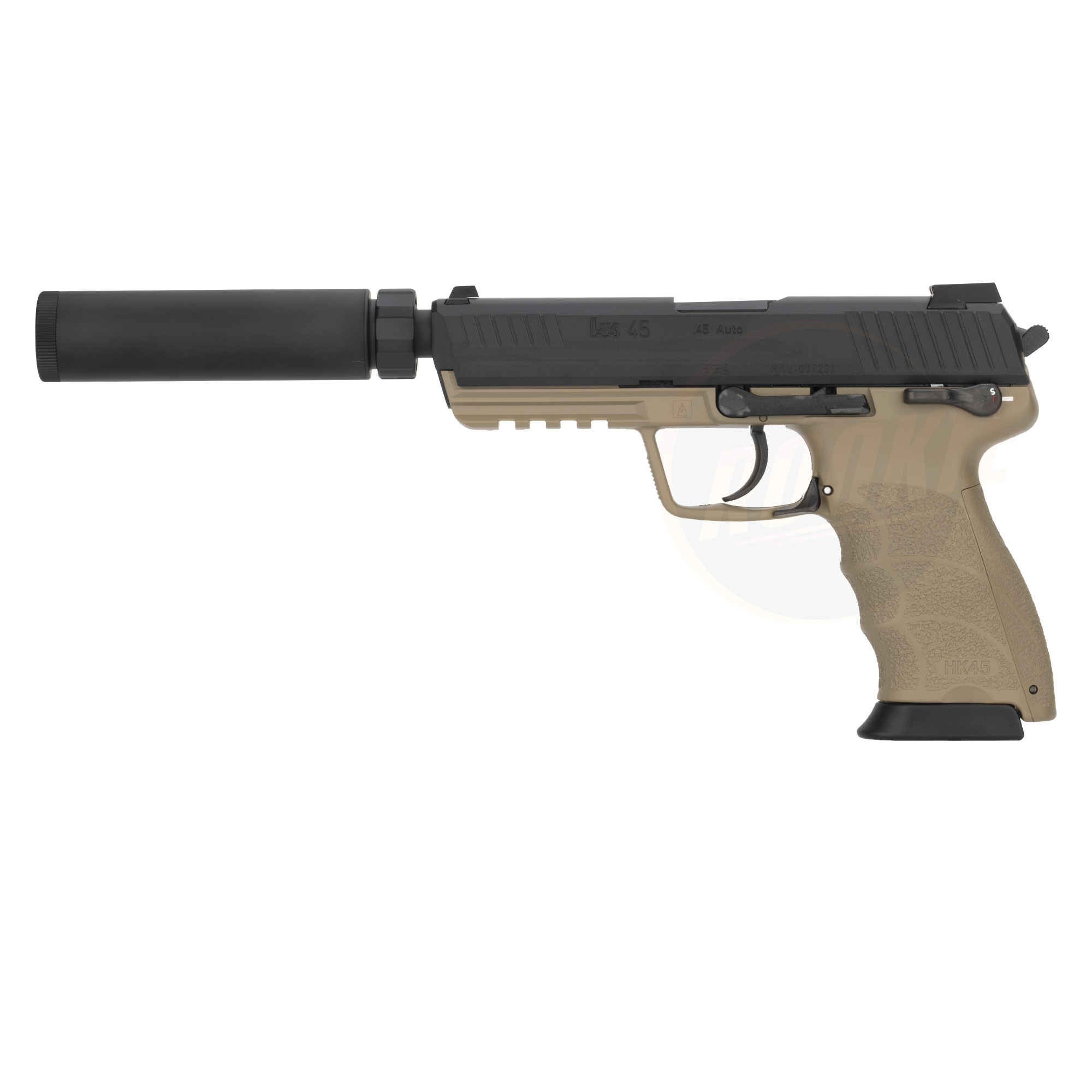 Tokyo Marui HK45 Tactical GBB (Two Tone)