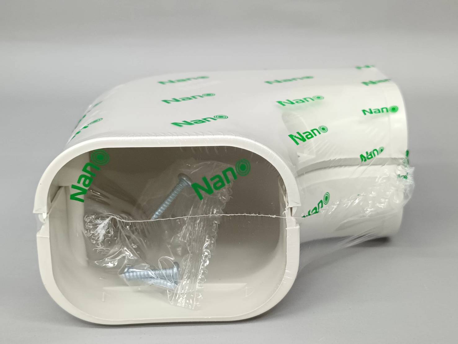 ข้อโค้ง TK/AK75 สีครีม (ข้องอแบน)