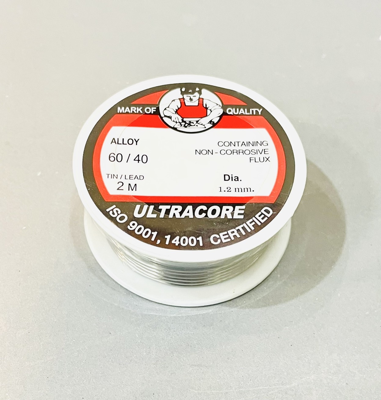 ตะกั่วบัดกรี 60/40 1.2มิล 2เมตร Ultracore