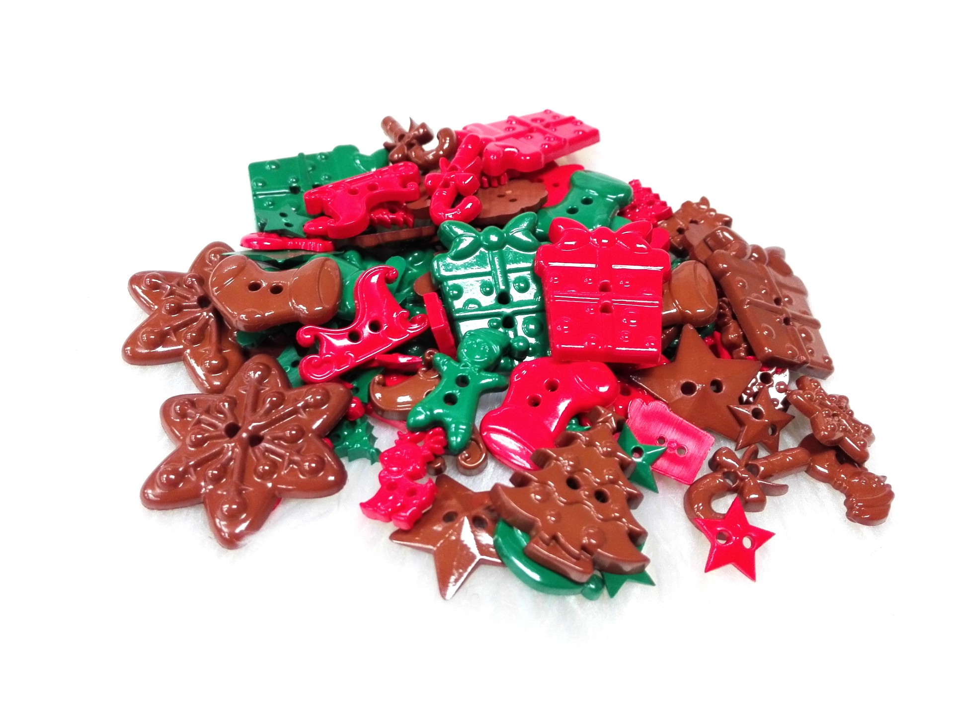 Christmas button - Christmas col. (40g/pack)