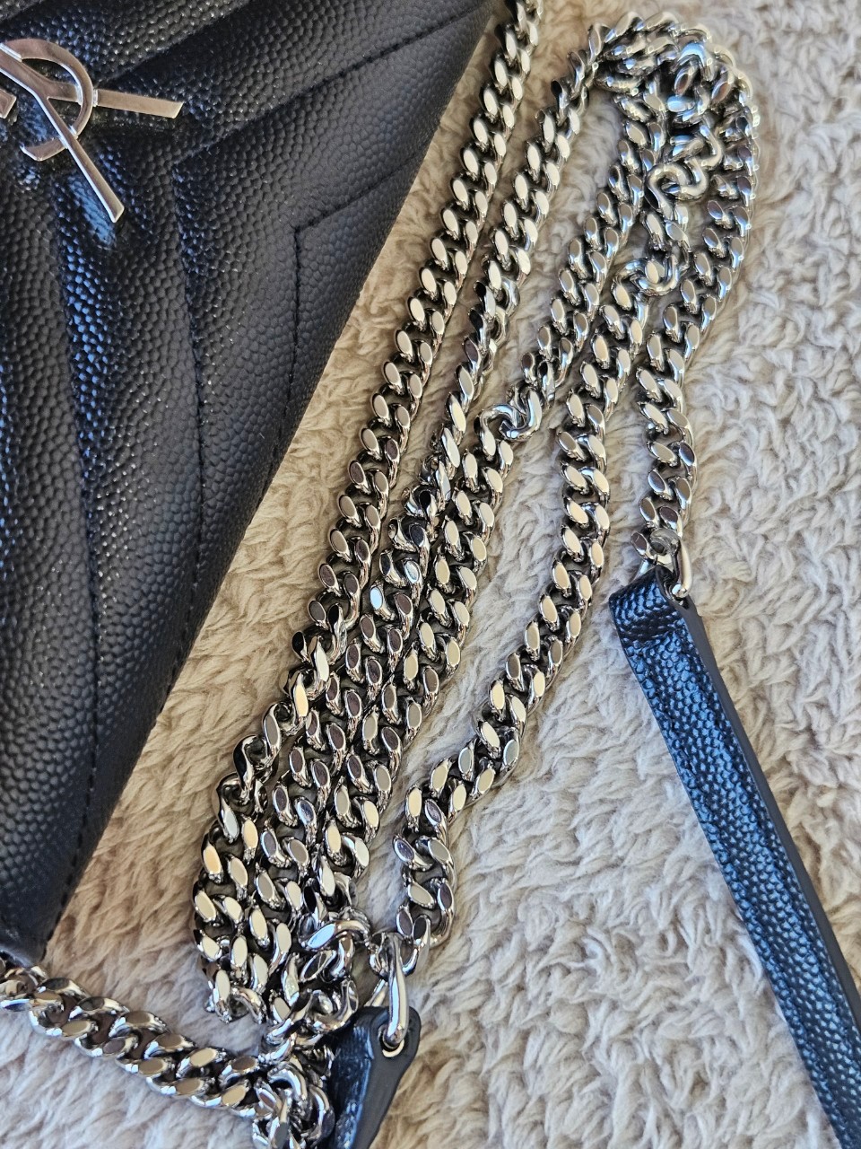 YSL WOC 7.5 สีดำอะไหล่เงิน