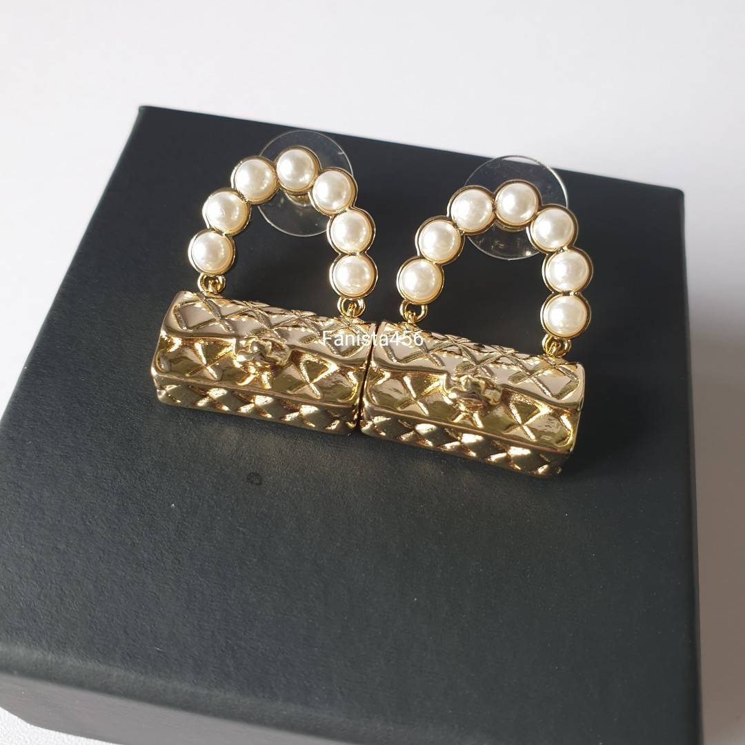 ต่างหูชาแนล Hiend ต่างหูชาแนลงาน1:1 สำเนา สำเนา