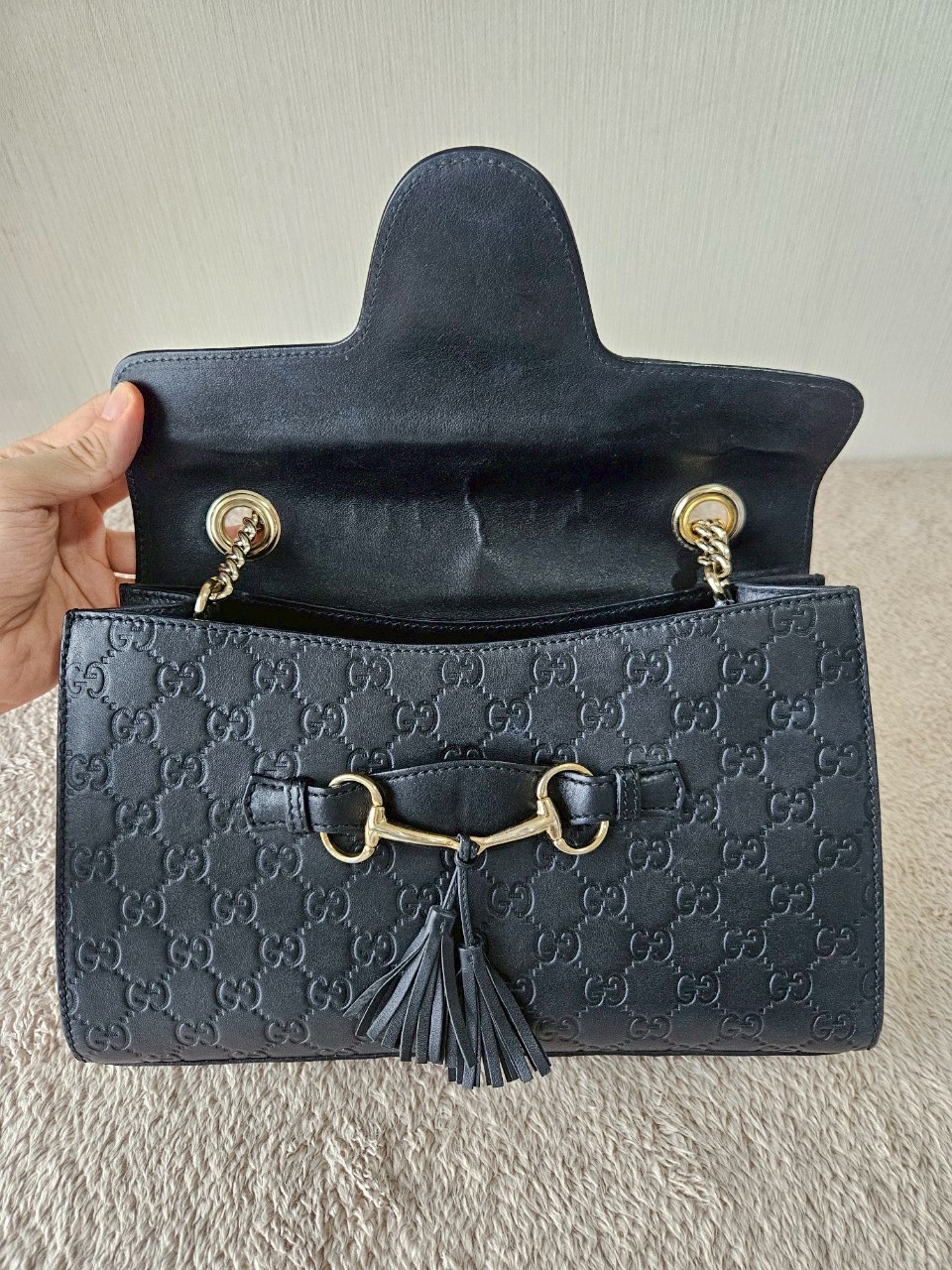 Gucci 295402 Emily Guccissima Medium