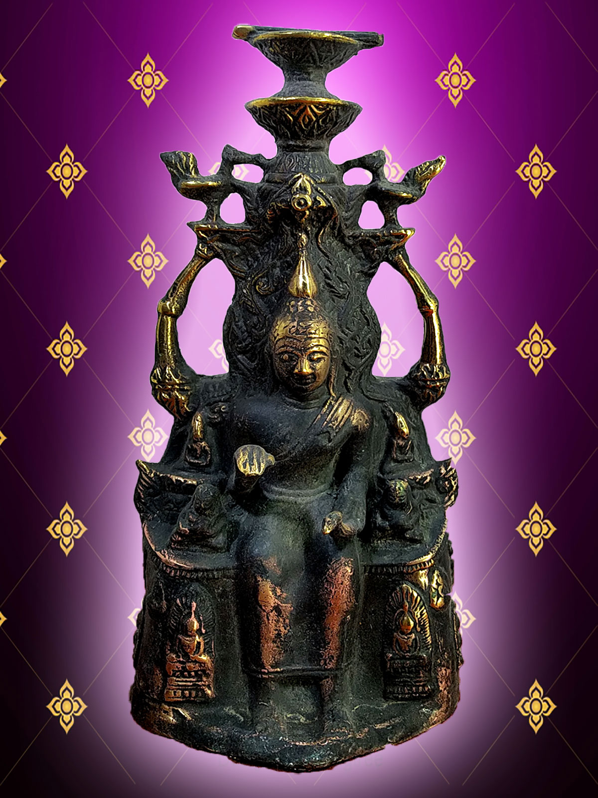 พระพุทธกวัก สูง 11 นิ้ว เนื้อสำริด