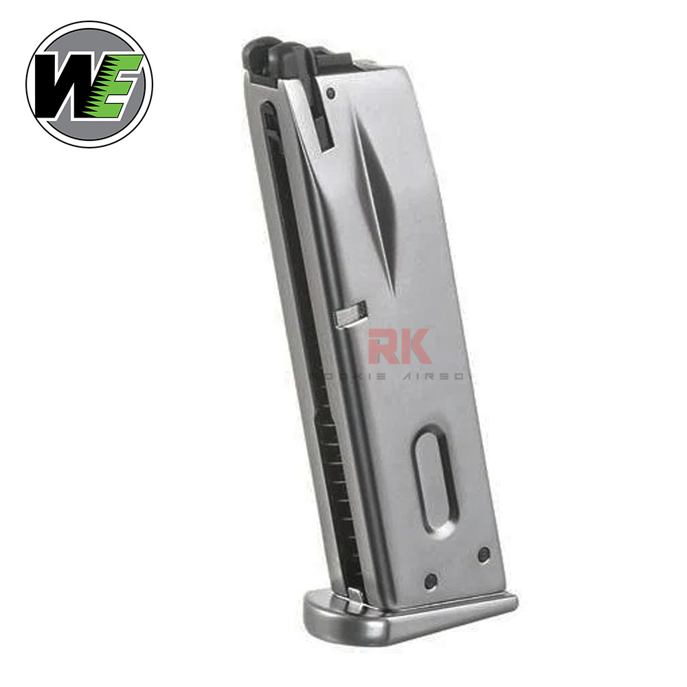 WE 25rds Gas Magazine for M9 GBB Series (Silver)