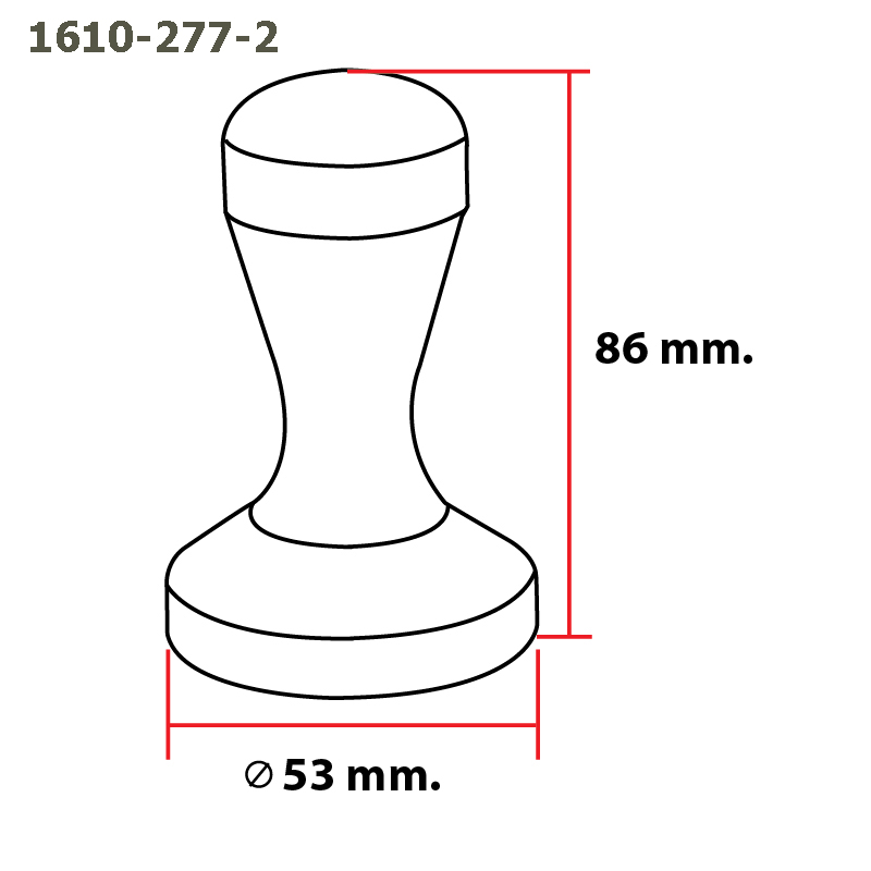 Stainless Tamper 1610-277