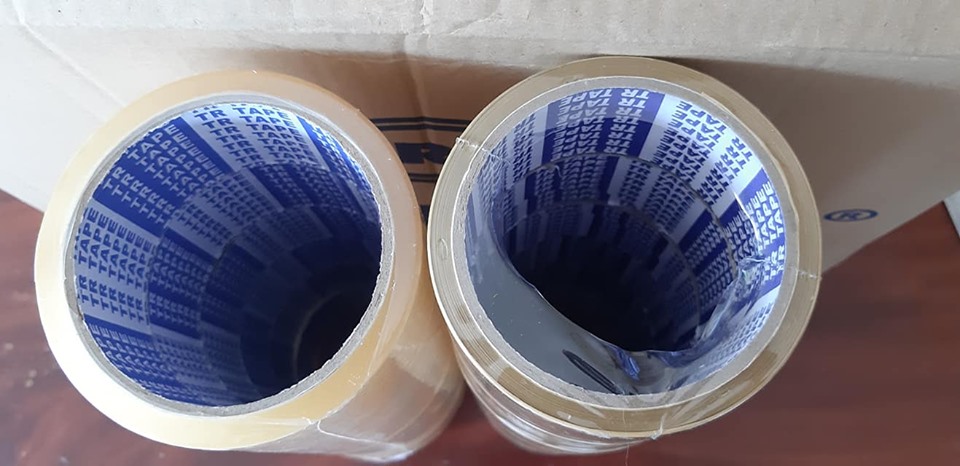 ยี่ห้อ TR เทปกาวใส OPP ยาว100หลา